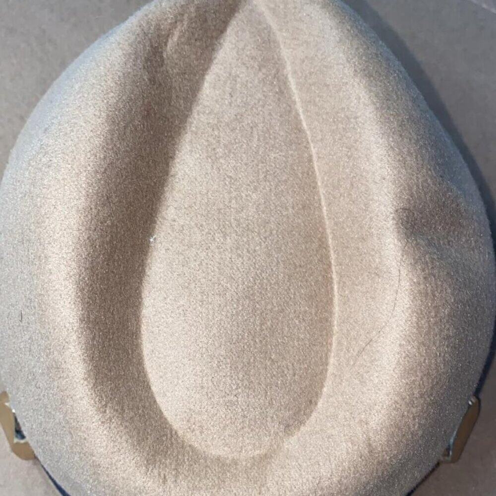 HAT WITH BLACK BAND AND GOLDEN STONES BY TAUPE - Picture 3 of 8